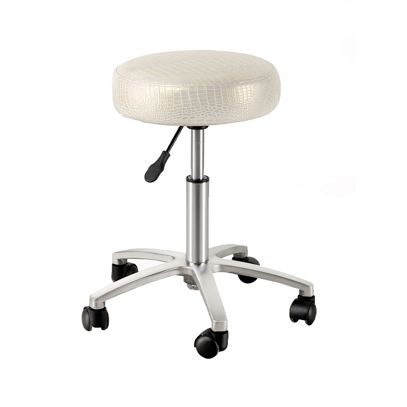 HZ6002 Tabouret de salon de manucure avec siège en cuir gris