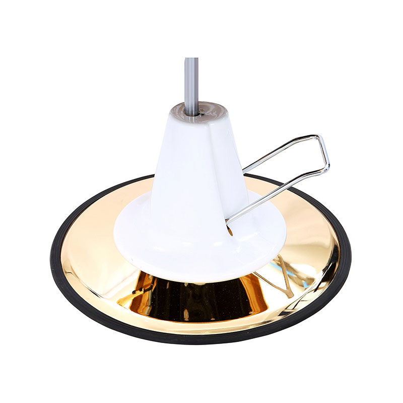 HZ22DG Pompe hydraulique pour chaise de barbier vintage avec base dorée