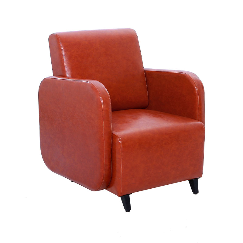 HZ7021 Bancs de salle d'attente de salon de peison sigle marron rouge