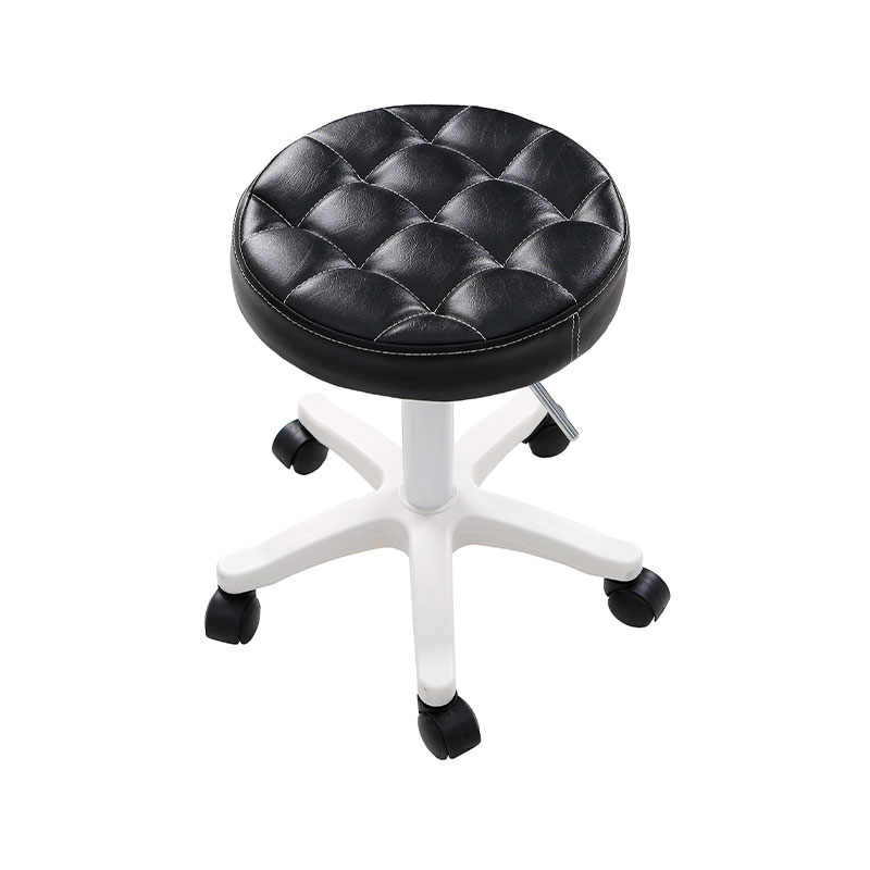 HZ6011BK / HZ6011WH Fauteuil roulant pivotant à 360° pour salon de coiffure