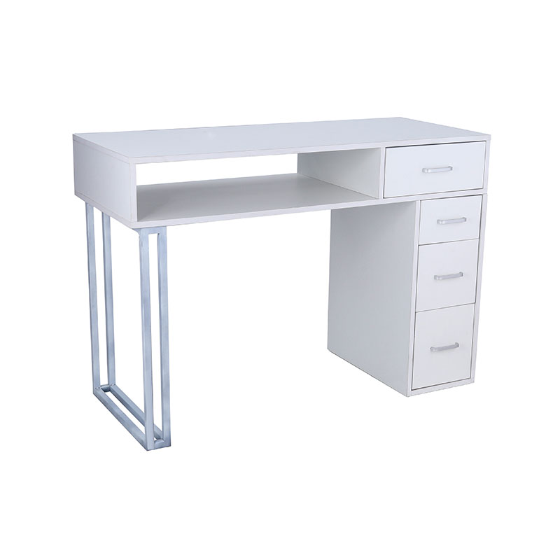 HZ2037 Table de manucure polyvalente avec table de manucure 4 tiroirs