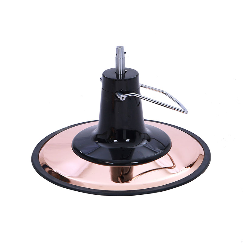 HZ22PB Pompe hydraulique pour chaise de barbier vintage avec base en or rose