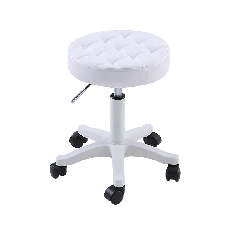 HZ6011BK / HZ6011WH Fauteuil roulant pivotant à 360° pour salon de coiffure