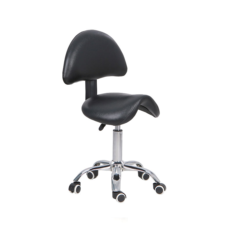 HZ6001 / HZ6001BK / HZ6001W Siège-selle ergonomique avec roues pivotantes