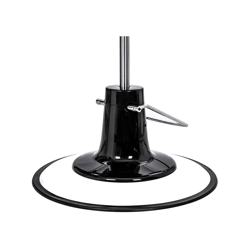 HZ22WB Pompe hydraulique pour chaise de barbier vintage avec base blanche