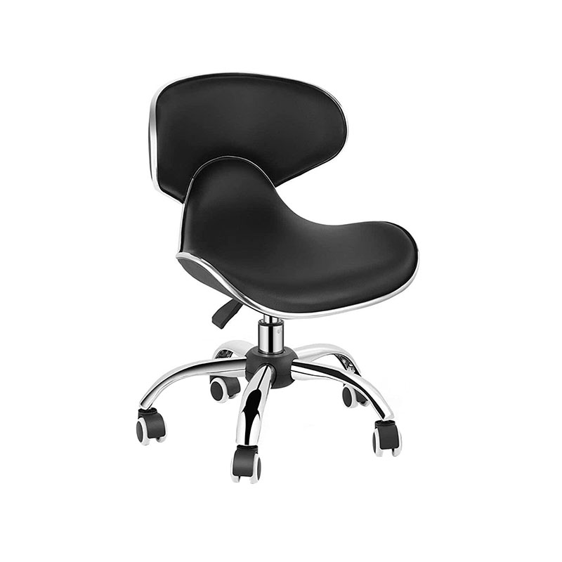 HZ1006 Tabouret roulant réglable avec chaise nail tech avec dossier