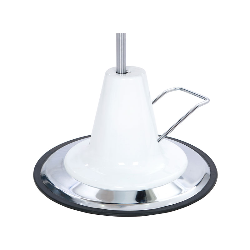 Pompe hydraulique pour chaise de barbier Vintage HZ25, avec base argentée