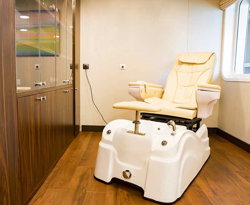 Chaise de pédicure