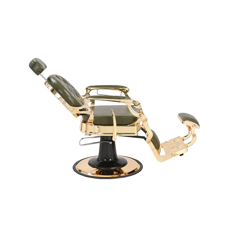 HZ8799B-K / HZ8799B-R / HZ8799G-R / HZ8799H-Z Chaise de barbier noire avec cadre doré
