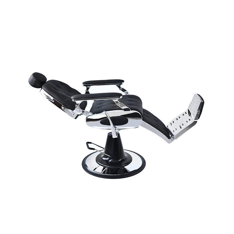 HZ8796BR/HZ8796BK/HZ8796Z chaise de barbier avec dossier à boucle rouge Vintage