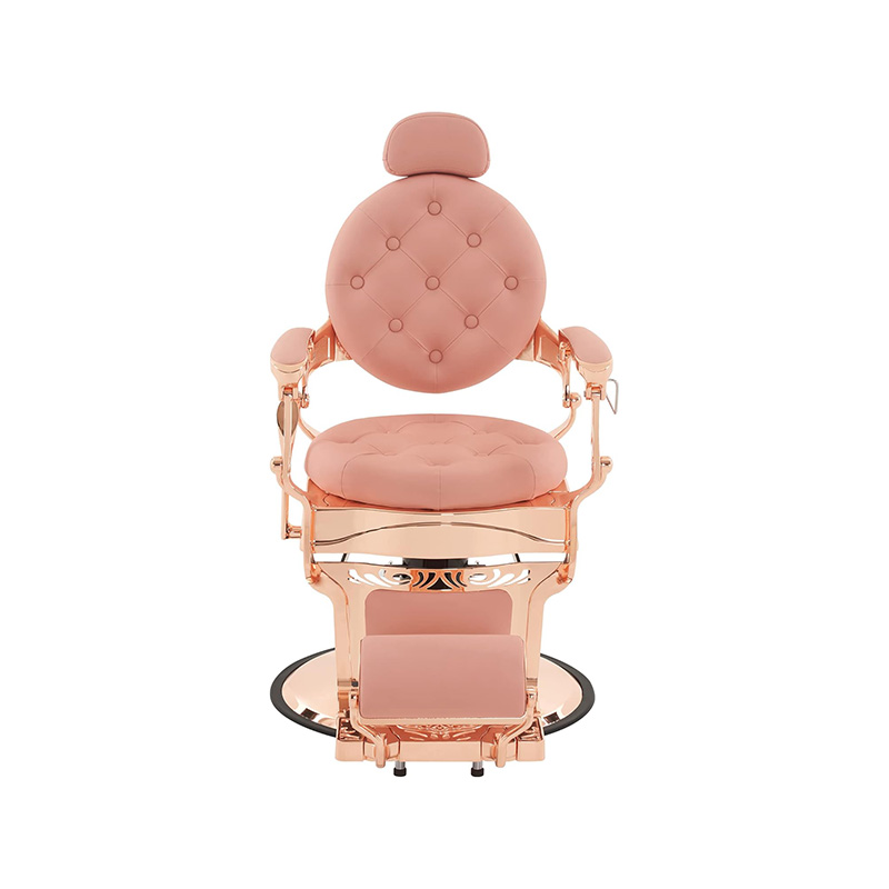 HZ8799PP Chaise de barbier robuste rose