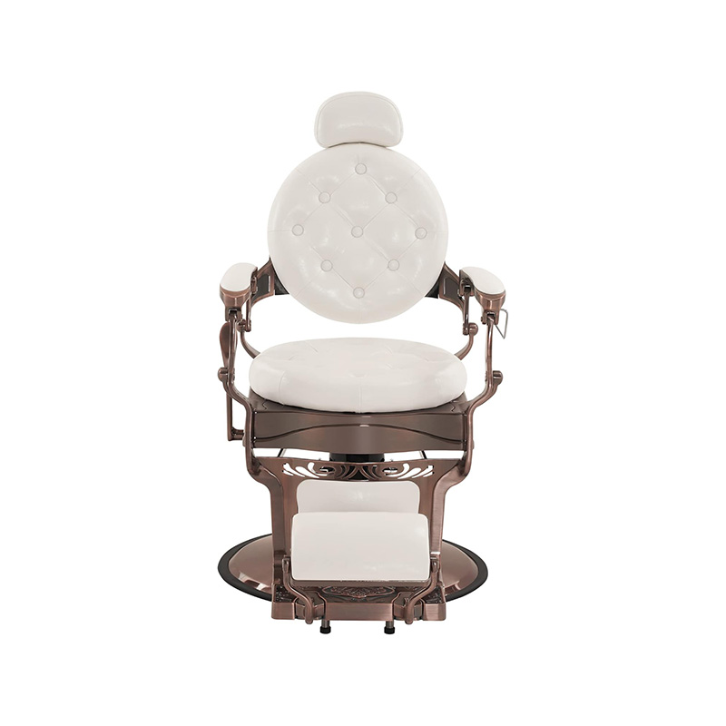 HZ8799PW Chaise de barbier payante blanche