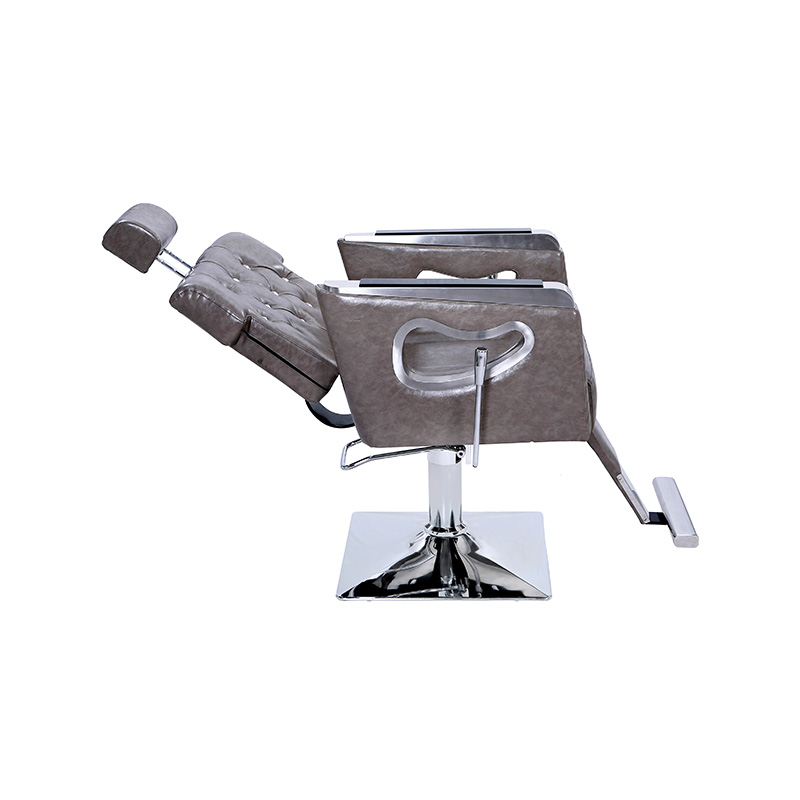 HZ87111GY / HZ87111WT / HZ87111PK / HZ87111BR / HZ87111 Chaise de salon inclinable robuste, chaise de style vintage pour coiffeur