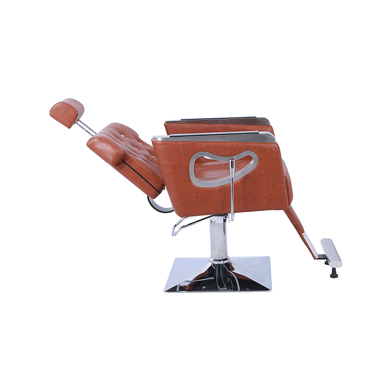 HZ87111GY / HZ87111WT / HZ87111PK / HZ87111BR / HZ87111 Chaise de salon inclinable robuste, chaise de style vintage pour coiffeur