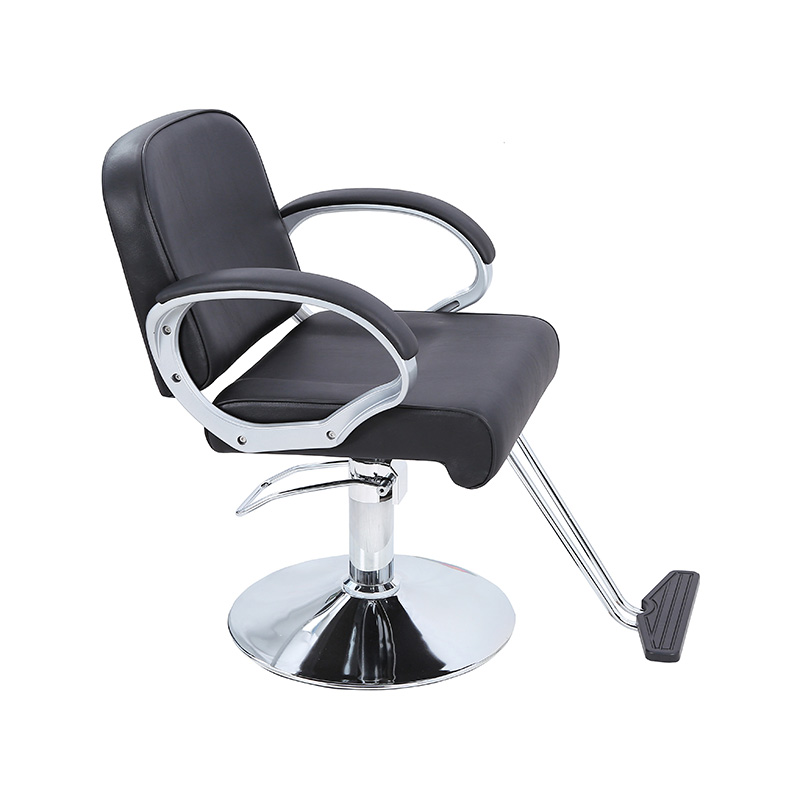 HZ8805 Chaise de salon noire pour salon de coiffure