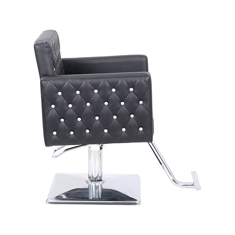 HZ8815Z Chaise de salon noire pour coiffeur, chaise de coiffure