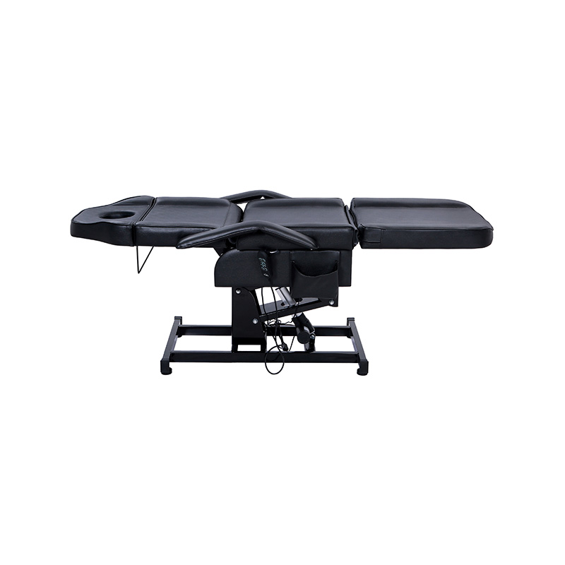 KF300 / KF300WH / KF300BK fauteuil-lit facial polyvalent pour salon de beauté avec tabouret hydraulique