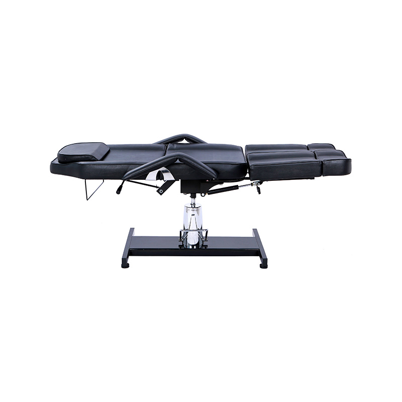 Table de tatouage professionnelle réglable, repose-pieds fendus, lit de beauté, HZ006FT/HZ006B
