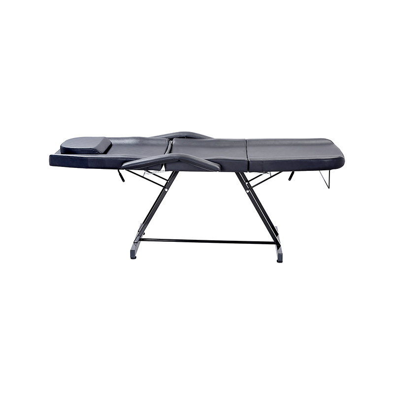HZ015F chaise de tatouage noire pour salon de massage lit d'esthéticienne
