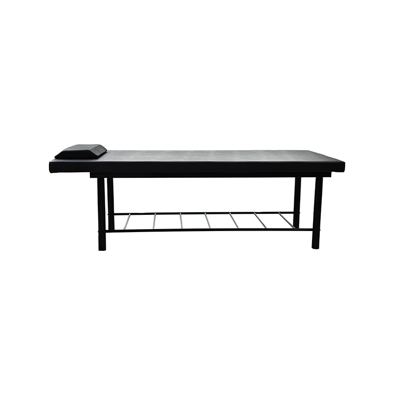 Lit de massage couché amovible avec appui-tête noir FS201