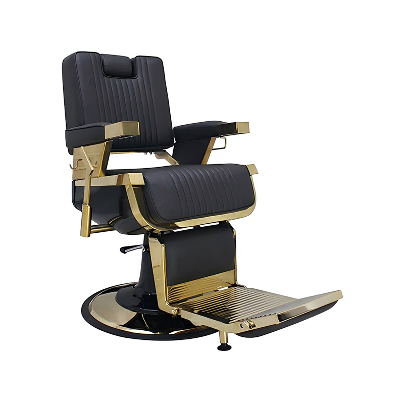 HZ8740GD / HZ8740DZ / HZ8740DB Chaise de barbier noire classique rétro de style Lincoln