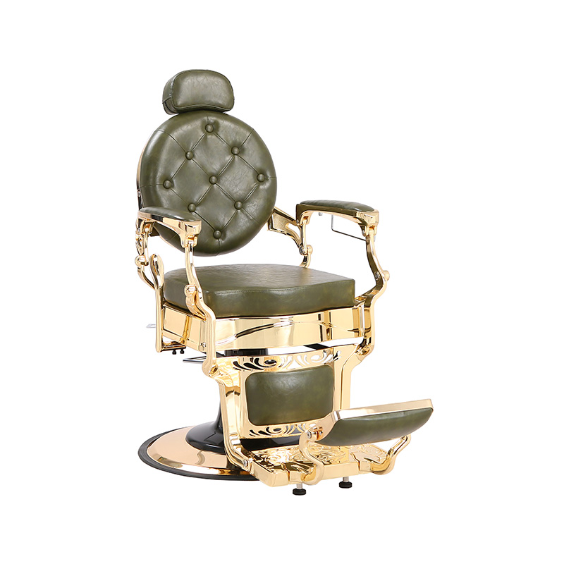 HZ8799B-K / HZ8799B-R / HZ8799G-R / HZ8799H-Z Chaise de barbier noire avec cadre doré