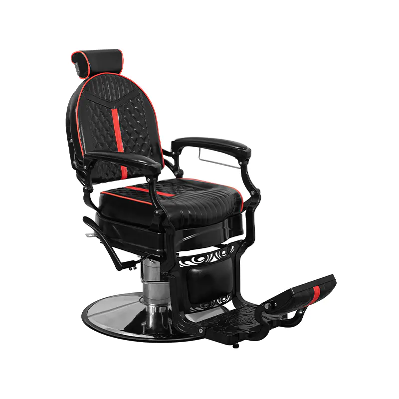 HZ87101BW / HZ87101BK / HZ87101RB / HZ87101 / HZ87101RD chaise de coupe de cheveux de salon de coiffure en diamant rétro britannique
