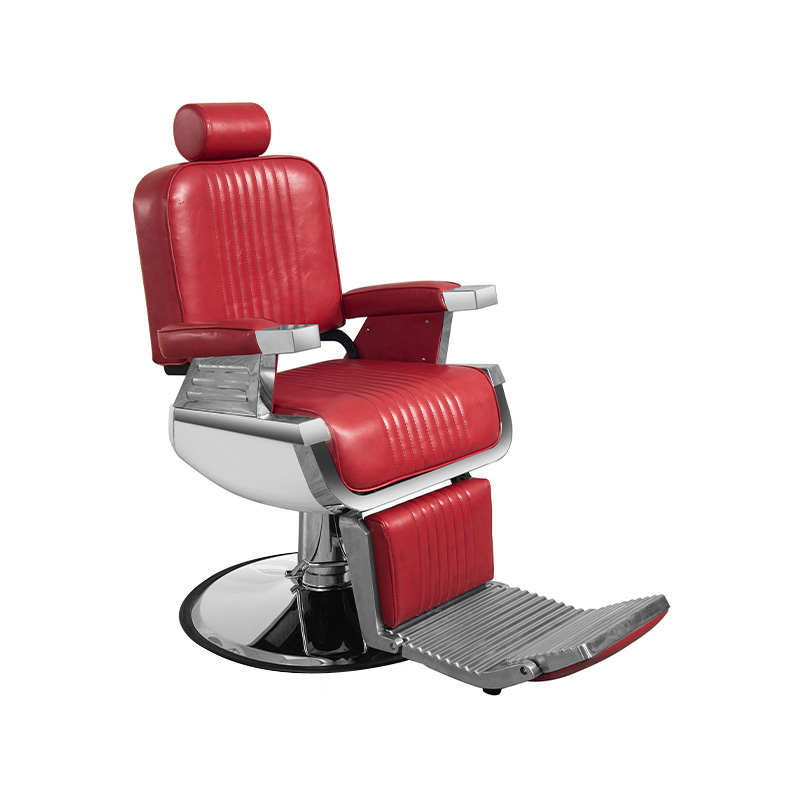 HZ8740BK/HZ8740BR/HZ8740RD/HZ8740BW/HZ8740RW chaise de barbier classique inclinable hydraulique rouge