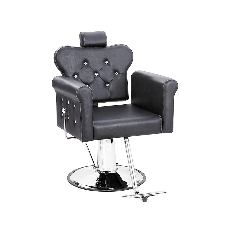 HZ88131B-GD / HZ88131B-GY / HZ88131B-LZ Chaise de salon tout usage avec dossier inclinable et bouton capitonné, chaises de styliste