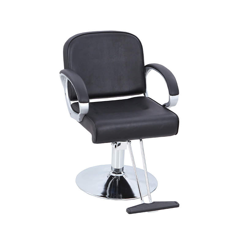HZ8805 Chaise de salon noire pour salon de coiffure