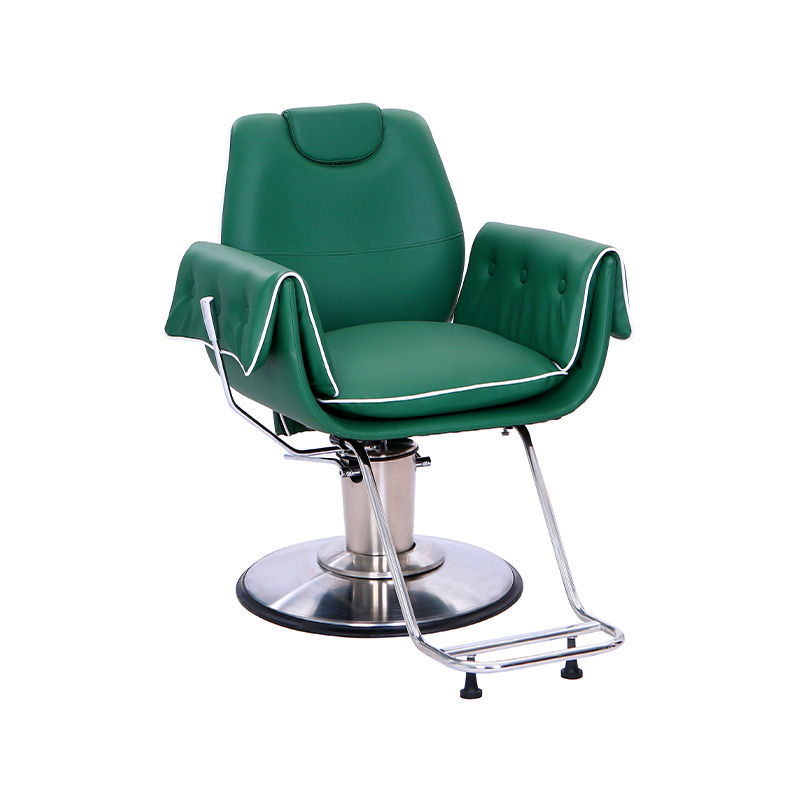 HZ88128 chaise de coiffure à effondrement hydraulique vert paon