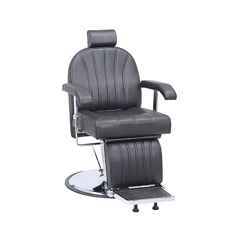 HZ8788 Chaise de coiffure rayures verticales noires