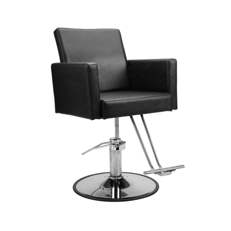 HZ8895 Fauteuil de coiffure hydraulique noir pour salon de coiffure
