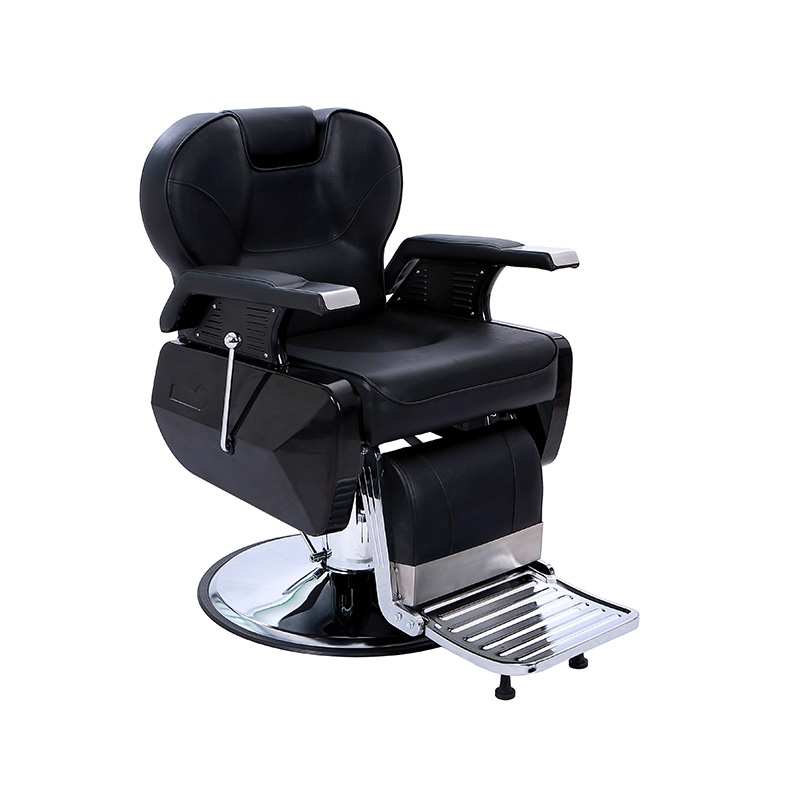 HZ8702H Fauteuil de coiffure classique noir