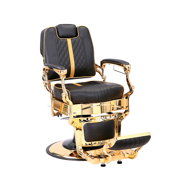 HZ87104 Chaise de barbier vintage réglable de style industriel avec structure en métal robuste