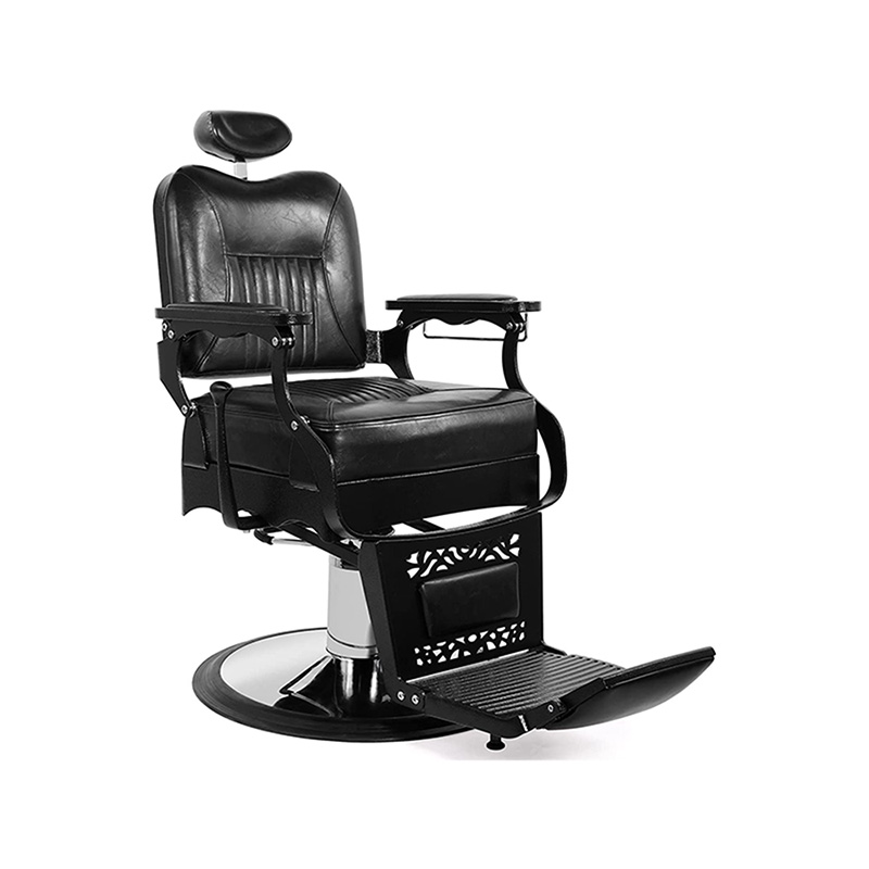 HZ8754 Fauteuils de salon noirs de style vintage