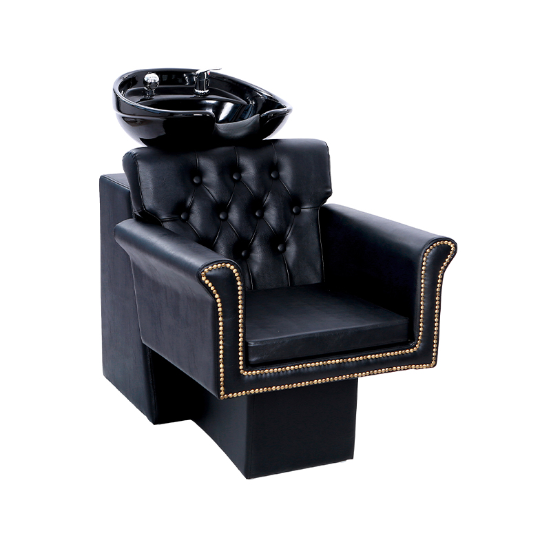 HZ9068 Ensemble bol et chaise en céramique pour shampoing à contre-courant